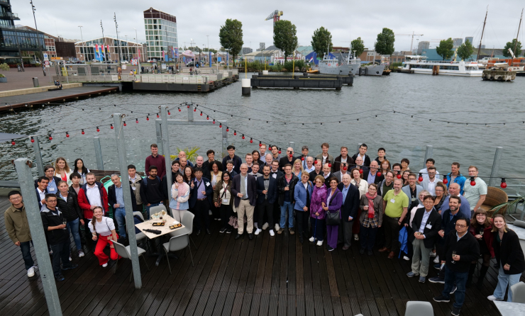 Group photo Boat