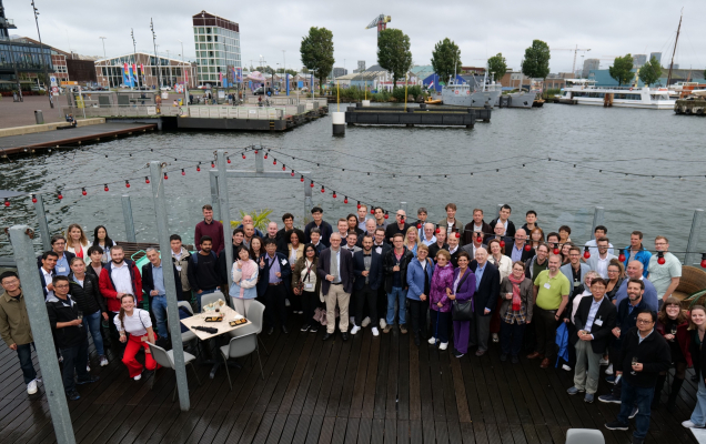 Group photo Boat